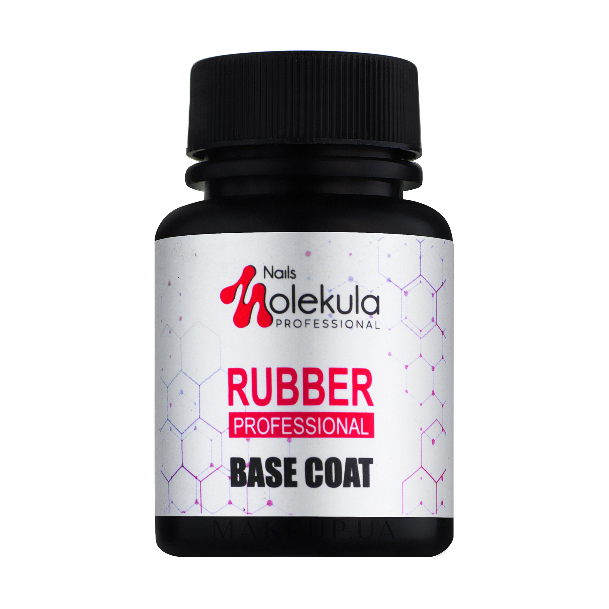 Каучукова база для гель-лаку Nails Molekula Professional Rubber Base Coat, 30 мл