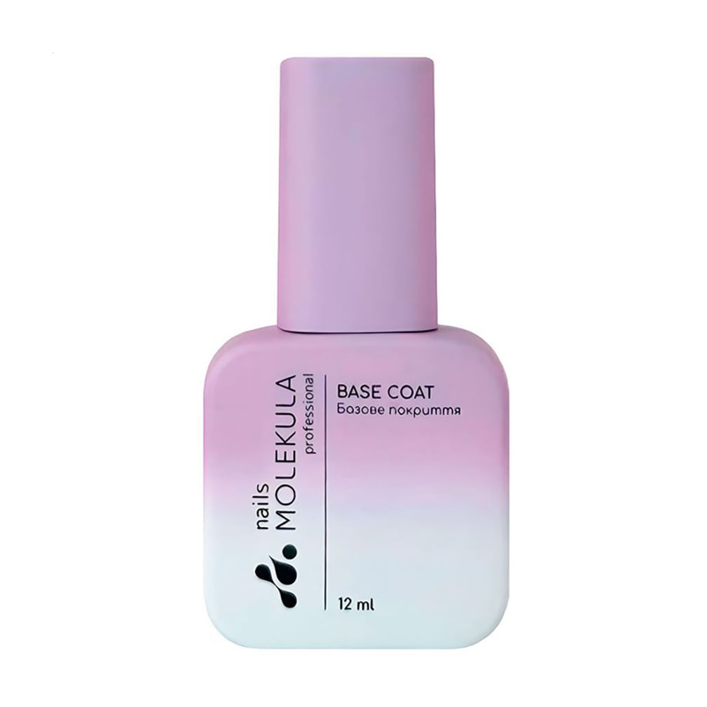 Каучукова база для гель-лаку Nails Molekula Professional Rubber Base Coat, 12 мл